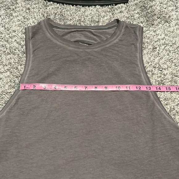 Lululemon Cut Back Muscle Tank Washed Lunar Rock - Picture 3 of 5